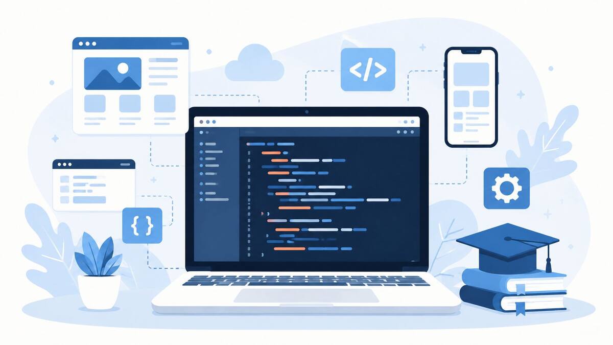 Amcoder meaning and services explained in a 2026 guide illustration