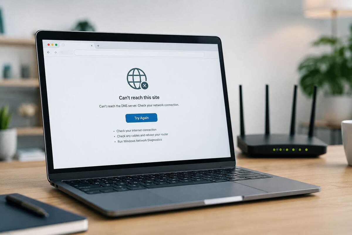 Can’t Reach DNS Server After Wi-Fi Change? Do This First